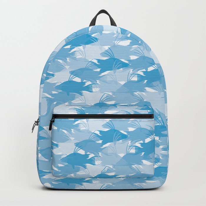 Jason's Blue Hogfish Camo Backpack