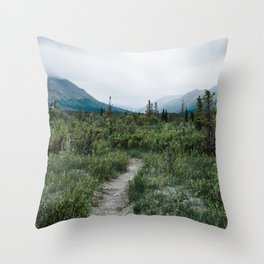 A Path More Traveled Throw Pillow
