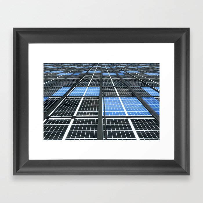 Solar Panel Wall Framed Art Print