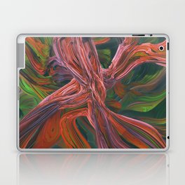 surreal futuristic abstract digital 3d fractal design art Laptop & iPad Skin