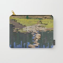 Rock Lake Version 2 Carry-All Pouch | Facemask, Framedartprint, Notebook, Pacificnorthwest, Indianheaven, Totebag, Pacificcresttrail, Stationerycard, Waterbottle, Puzzle 