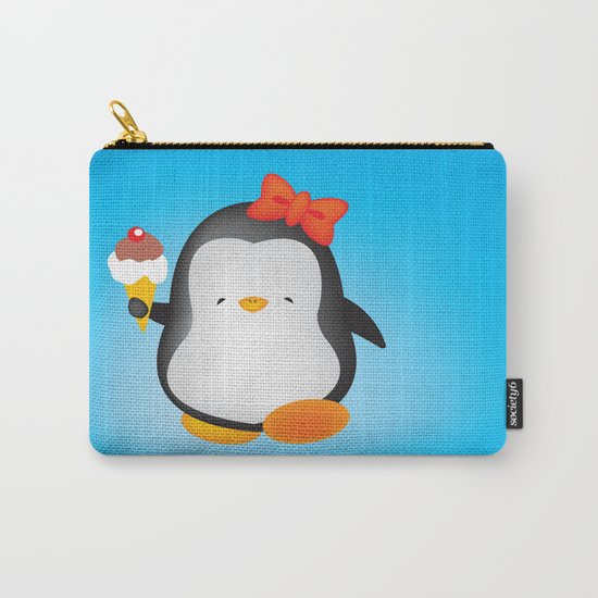 ice cream penguin Carry-All Pouch
