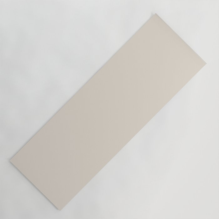 Neutral Light Tan Single Solid Color (One Hue) Pairs Sherwin Williams Shoji White SW 7042 Yoga Mat
