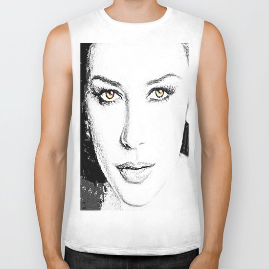 Face- Catherine Zeta Jones Biker Tank