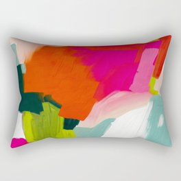 abstract pink art Rectangular Pillow