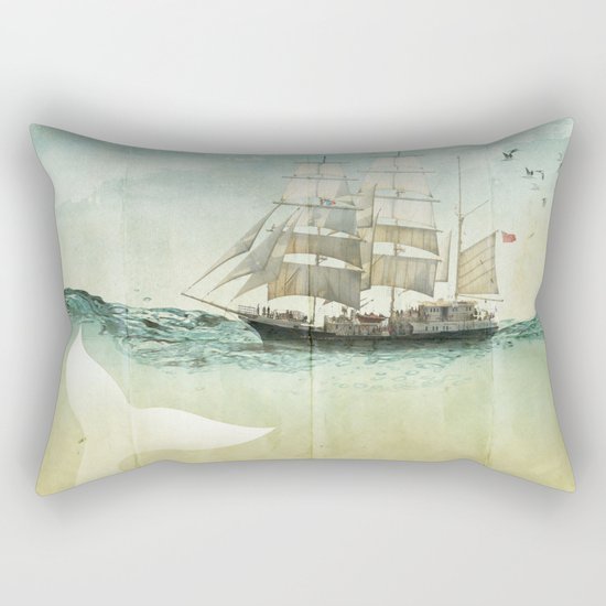white tail Rectangular Pillow