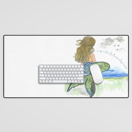 The Ocean Will Give Her Back Desk Mat