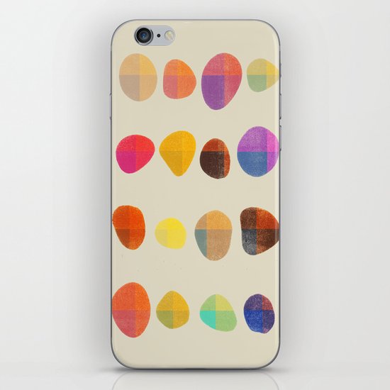 Painted Pebbles 4 iPhone & iPod Skin