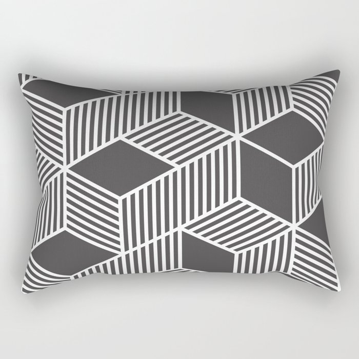 Geometric Cube 02 Rectangular Pillow