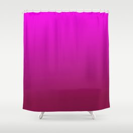 WINE MAGENTA Ombre color pattern Shower Curtain