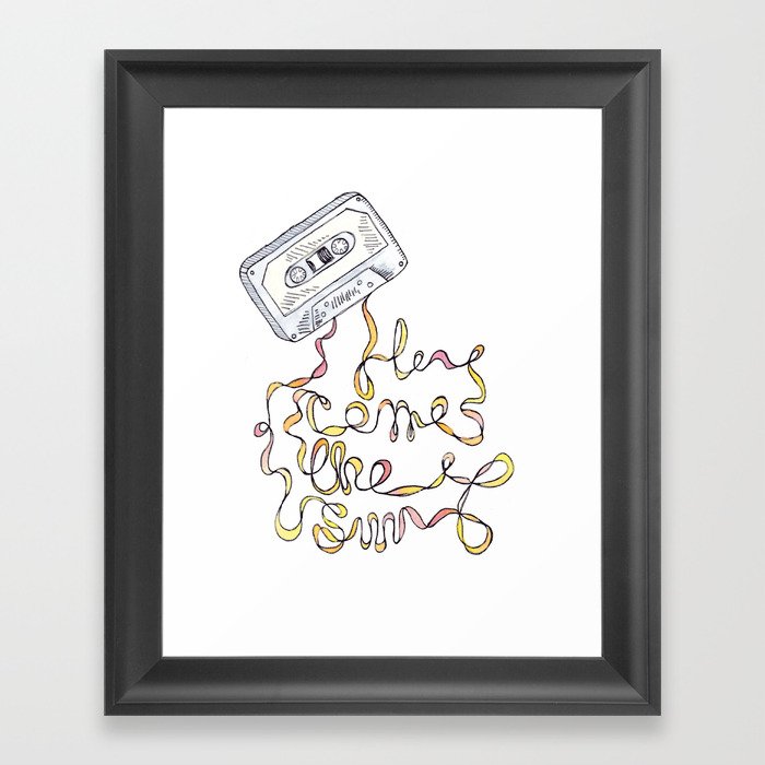 Here Comes the Sun in Colour Framed Art Print