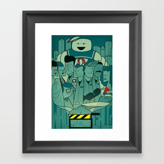 Ghostbusters Framed Art Print