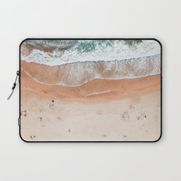 Beach Print, Aerial Beach, Bondi Beach, Aerial Photography, Ocean Waves, Waves Print, Sea Print Laptop Sleeve