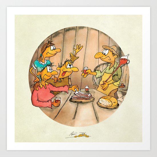 Cheeeeers! Art Print