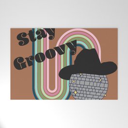 Disco Cowgirl Welcome Mat