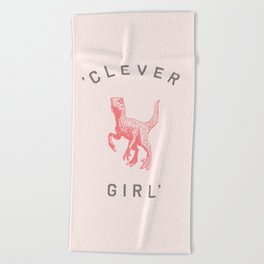 Clever Girl Beach Towel