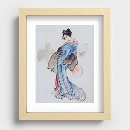 Katsushika Hokusai Recessed Framed Print