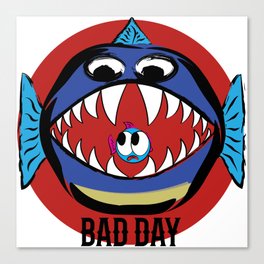 Bad Day Fish Canvas Print