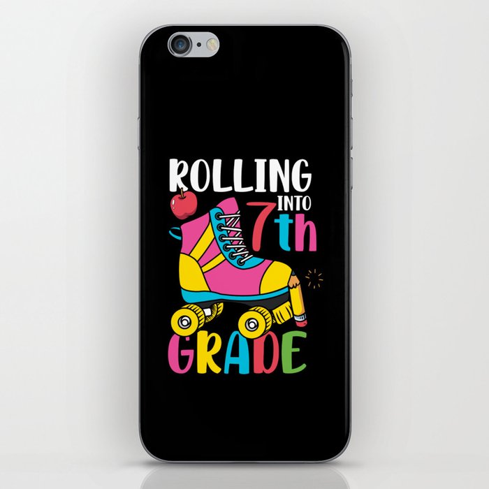 Rolling Into 7th Grade iPhone Skin