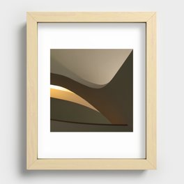 "Finale", Abstract Interior Architectural Photography Recessed Framed Print