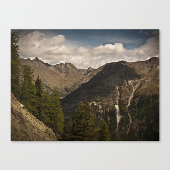 in the mountains II Canvas Print