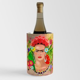 Frida Kahlo painting Wine Chiller