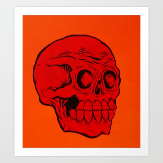 red phantom Art Print