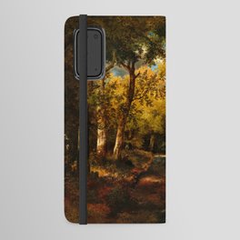 In the Forest, 1874 by Narcisse Diaz de la Pena Android Wallet Case