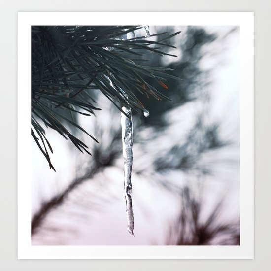 the frozen tear Art Print