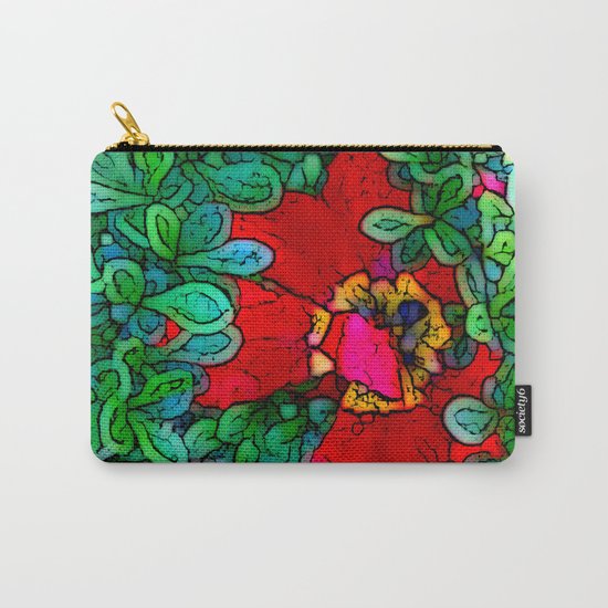 Shy Tulip Hiding Carry-All Pouch