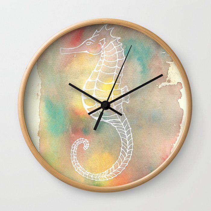 Seahorse Wall Clock
