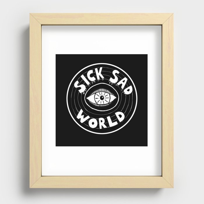 Sick Sad World Recessed Framed Print