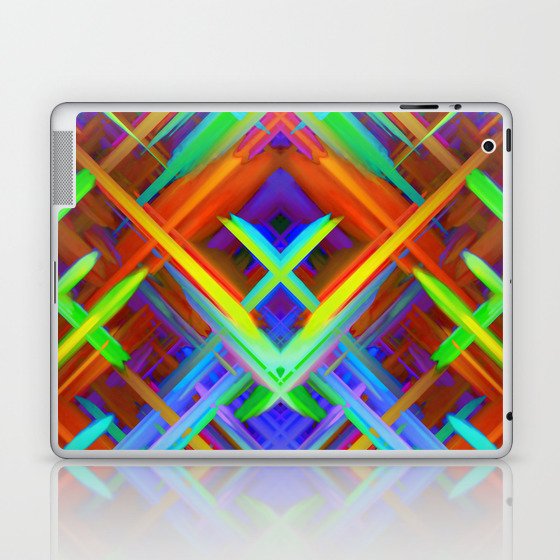 Colorful Digital Art Splashing G466 Laptop Ipad Skin By Medusa81