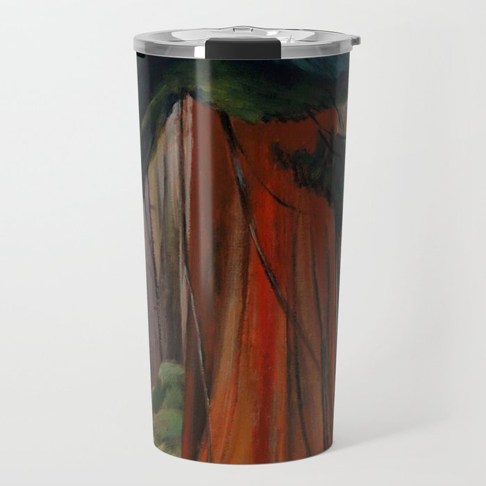 Emily Carr - Red Cedar - Canada, Canadian Oil Painting - Group of Seven Travel Mug
