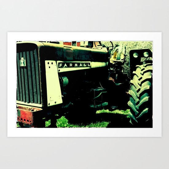 Tractor Time Art Print
