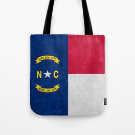 Flag of North Carolina US State Flags Tar Heel Banner Standard Colors Tote Bag