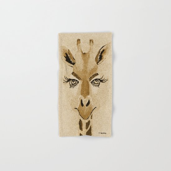 Funny Giraffe Hand & Bath Towel