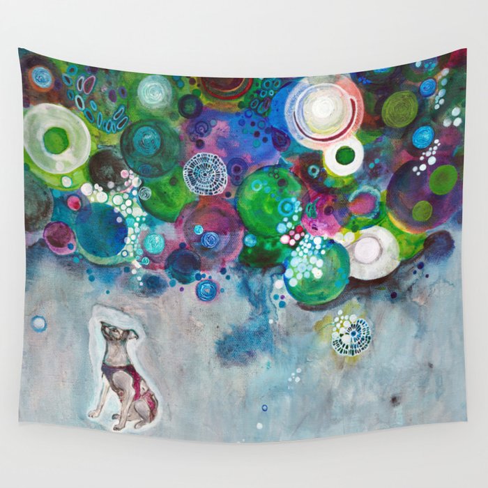 Laika, Canine Space Hero Wall Tapestry