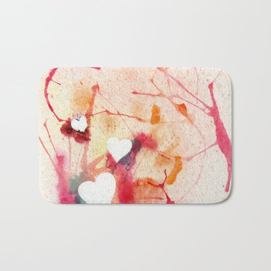 Warms My Heart Bath Mat