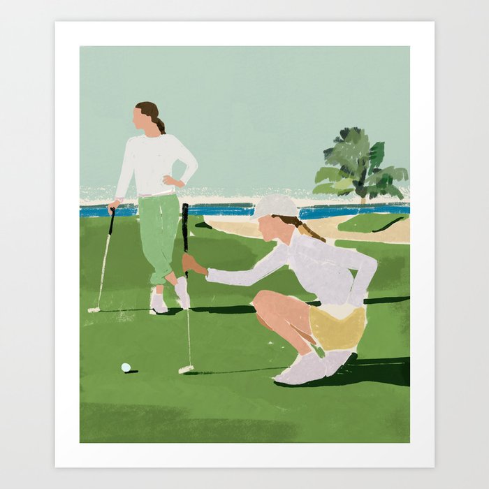 Golf Art Print