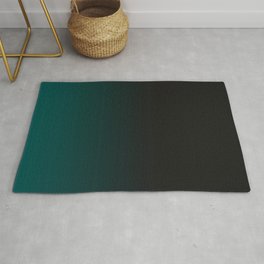 Color Change, Gradation, Forest Green Rug
