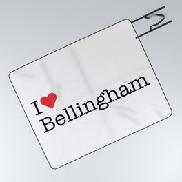 I Heart Bellingham, WA Picnic Blanket