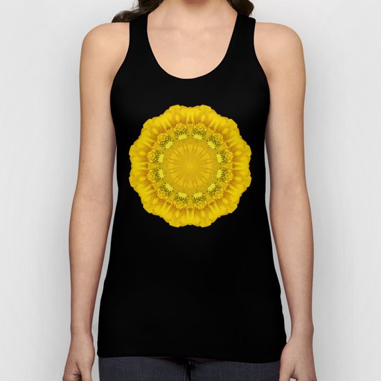 Yellow Flower Unisex Tank Top