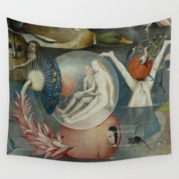 Garden of earthly delights tapestry top