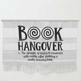Funny Book Hangover Definition Wall Hanging