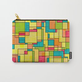 Square Club Carry-All Pouch | Geometrypattern, Pattern, Composition, Square, Graphicart, Patterngraphic, Repetition, Colour, Graphicdesign, Pink 