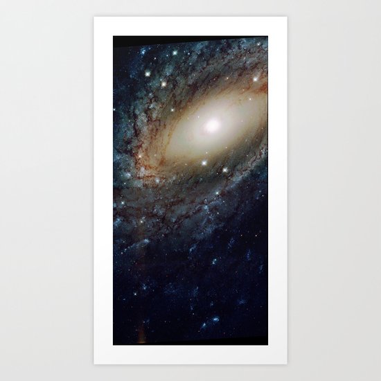 Spiral galaxy Art Print