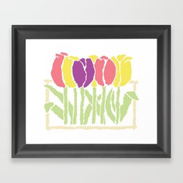 Purple Tulip Framed Art Print
