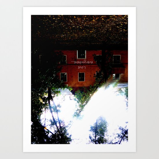 Love everywhere Art Print