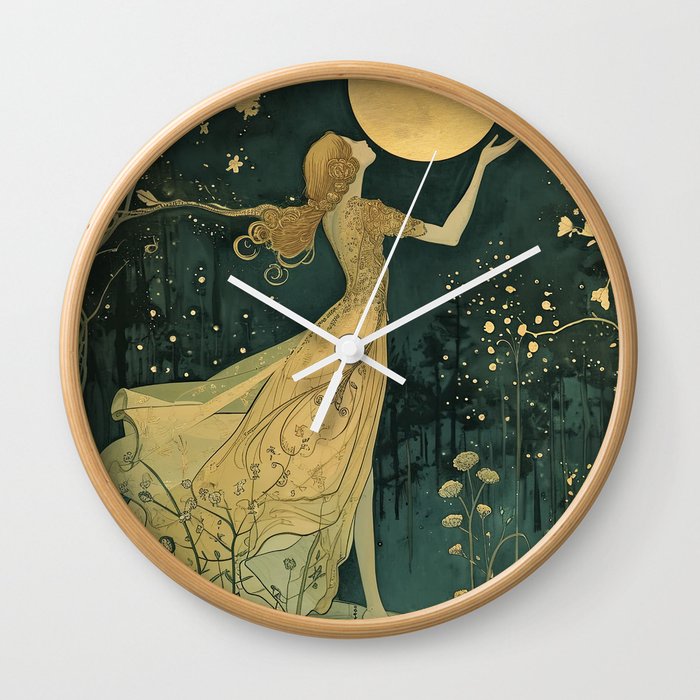 If I Could Catch The Moon Wall Clock